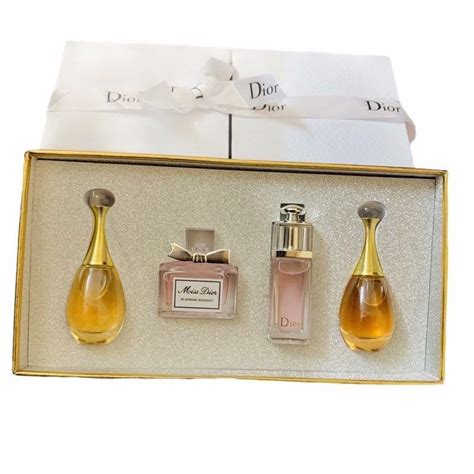 miss dior miniature perfume set|miniature Dior perfume gift sets.